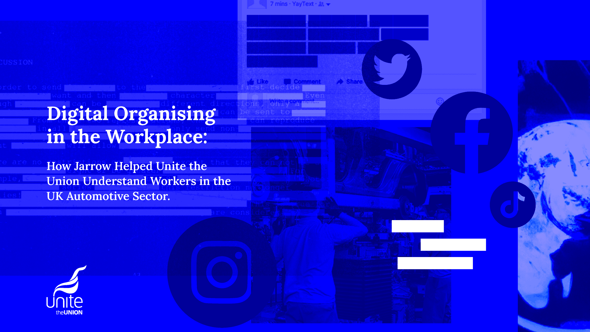 Digital Organising in the Workplace: How Jarrow Helped Unite the Union Understand Workers in the UK Automotive Sector